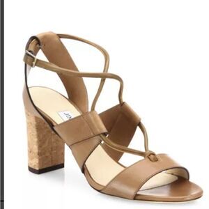 Jimmy Choo Brown Strappy Sandals Size 9.5